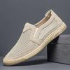 20252025 Popular Summer Breathable Mesh Casual Shoes Men's Mesh Shoes Large Size Fly-woven Lightweight Men's Shoes