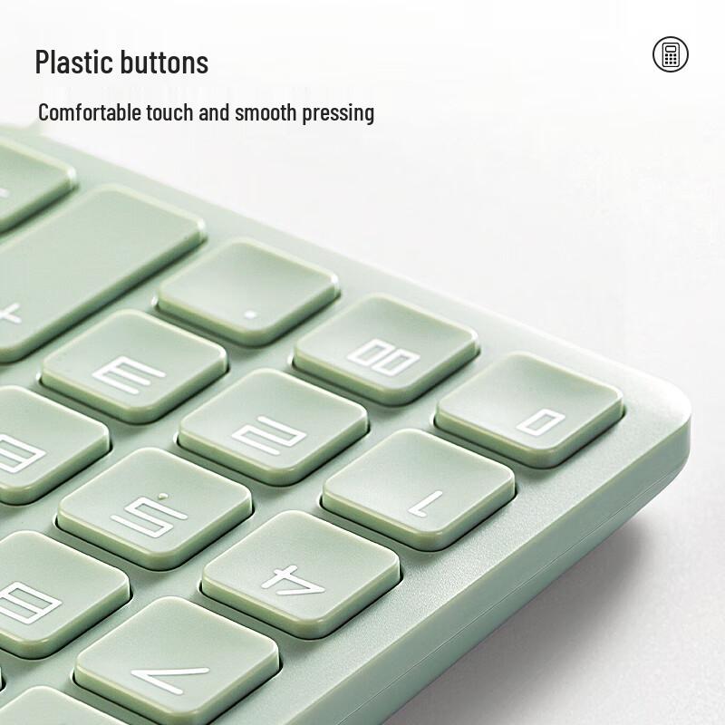 Deli Fashion Dual Power Desktop Calculator