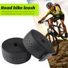 Bicycle Handlebar Tape Faux Leather Self-adhesive Anti-slip Shockproof Sweat Absorption Bike Handle Wrap Straps