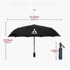 Car Automatic Folding Windproof Sunshade Umbrella For Mitsubishi Outlander Pajero Asx L200 Ralliart Lancer EX Evolution X Triton