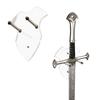 Wall Mount Medieval Swords Holder High Durability Strong Load-bearing Easy Installation Swords