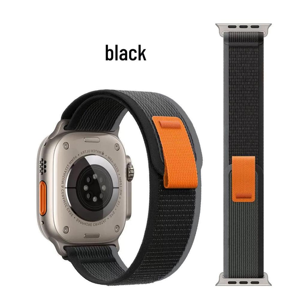 Compatible Apple Watch Series 10 Trail Loop Nylon Sport Band
