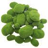 40PCS Realistic Moss Rock Soft PVC Miniature Garden Decors Stones For DIY Scene Design