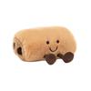 Jellycat Серия «Гурман» Шоколадный хлеб Успокаивающая кукла Плюшевая фигурка 11 см высотой