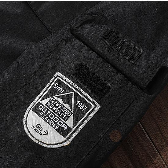 Autumn and Winter Charge Coat Men's Plush and Thickened Trendy Cotton Coat Outdoor Mountaineering Suit Cold Resistant and Warm Large Coat