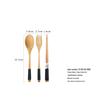 Набор деревянных столовых приборов YFJY: Гравируемая вилка, ложка, палочки для еды с тканевым мешочком - Идеально для свадеб и повседневного использования