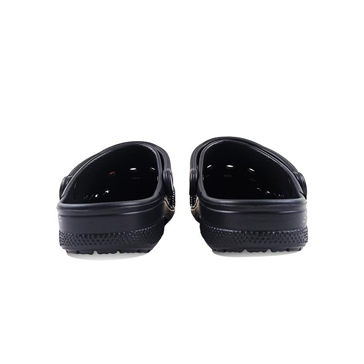 Crocs Классические клоги EVA Beya Beach Расписанные вручную Милые Нишевые Универсальные Клоги в стиле кампус Унисекс Черные