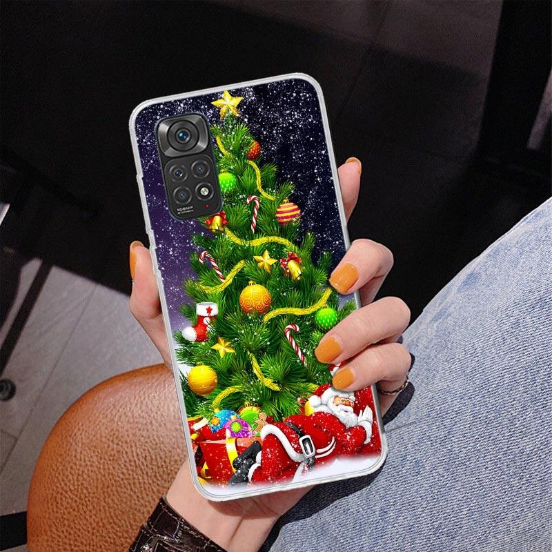 Christmas Santa Claus Present Phone Case For Xiaomi Redmi Note 15 14 13 12S 12 11 Pro Plus 14S 11S 11E 10 10S 11T 5G Personalize