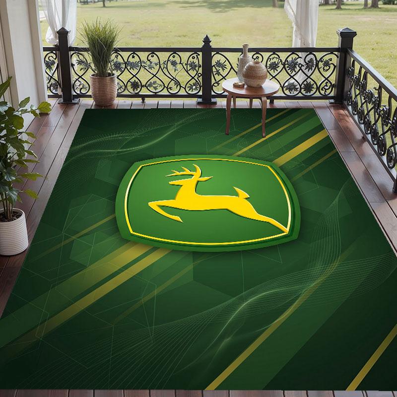 Мягкий ковер для пола с рисунком John Deere, ковер для гостиной, декоративный коврик для украшения комнаты дома