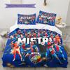 Viktoria Plzen Football Club Pattern Bedding Home Decoration Birthday & Festival Gift (1 * duvet cover + 2 * pillowcase, without core)