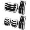 Stainless Steel Car Pedal Pads Pedals Cover for Ford Focus 2 3 4 MK2 MK3 MK4 RS ST 2005-2020 Kuga Escape 2009-2022