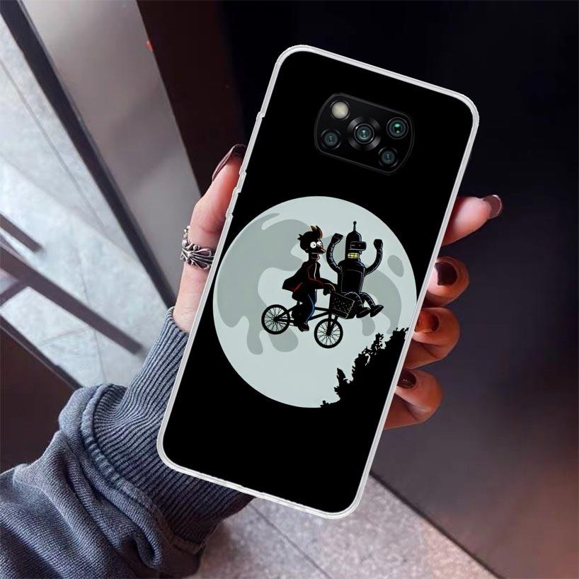 Cartoon F-Futuramas Phone Case For Xiaomi Poco X7 X6 X5 Pro F7 Ultra Redmi 15C 15 13 13C 12 12C 10 10A 10C 9 9A 9C 9T Shell Poco