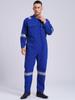 Mens Unisex Cotton Work Overalls One-piece Jumpsuit Dustproof Workshop Uniforms Dungarees Multi-pocket Coveralls Work Wear