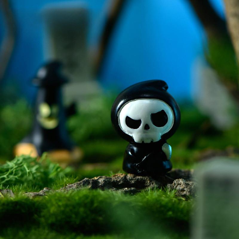 Прозрачные миниатюры тыквы-призрака из смолы, Хэллоуин, сделай сам, аксессуары для хрустального шара