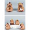 Cute Cartoon Bath Capybara Mini Model Ornament Set For Cute Toy Fans