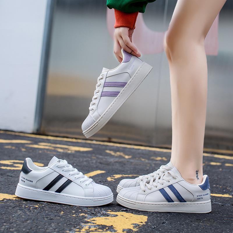 2022 Весна Женские Кроссовки Повседневные Спортивные Белые Туфли Плоские Кроссовки Для Прогулок Вулканизированные Туфли