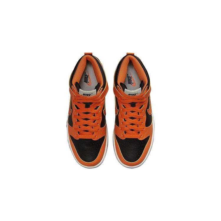 Nike Детские кроссовки Dunk High GS Halloween Pumpkin Orange Black Yellow-Strike DB2179-004