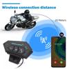 Мотоциклетная гарнитура Bt Helmet Wireless Hands-Free Call Kit Стерео Анти-помехи Водонепроницаемый музыкальный плеер Динамик