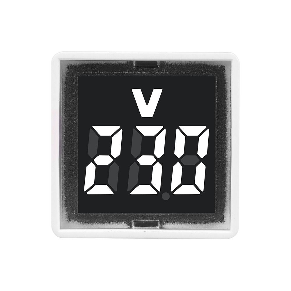 Digital Square Voltmeter 220V/230V Voltmeter Portable Voltage Measurement Monitor