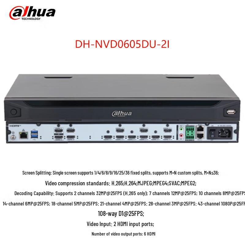 Dahua Network Video Decoder CN plug (adapter included)