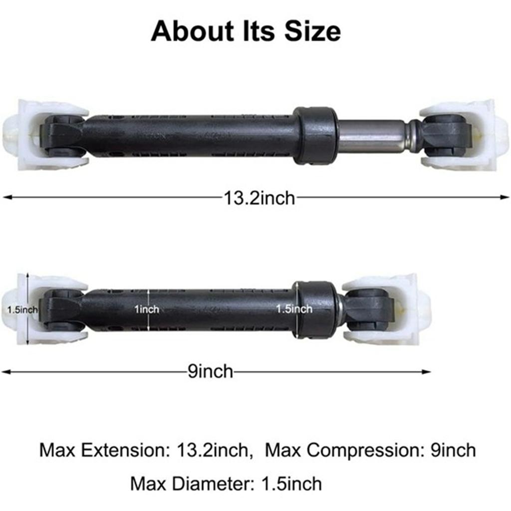 8182703 Амортизатор для стиральной машины Whirlpool Maytag, Kenmore 1173231, 8181646, WP8182703, WP8182703VP(6 шт)