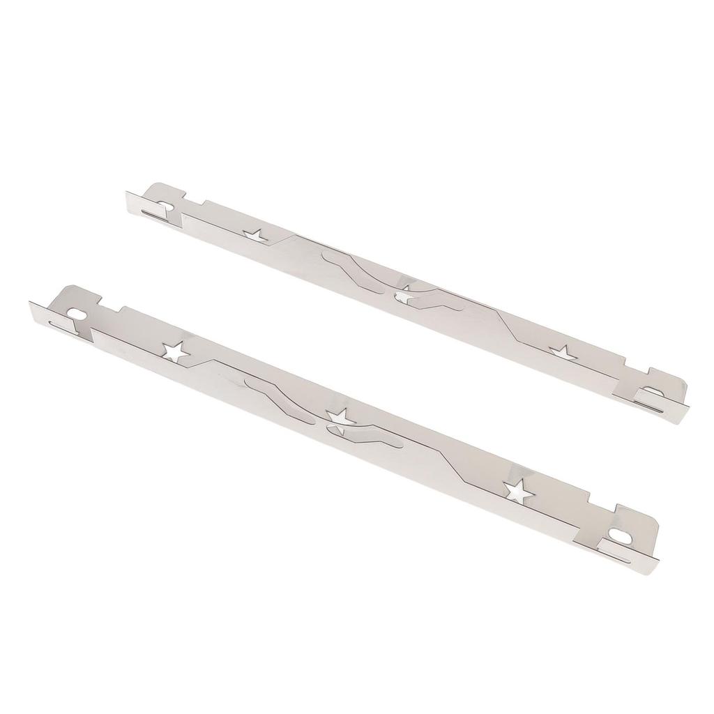 Wheel Alignment Tool Plate Stainless Steel Automotive Toe Alignment Tool with Hanging Holes 2 Measuring Tapes for UTV
