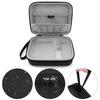 Geekria Programmable Keyboard Carrying Case Compatible with Elgato Stream Deck Neo, Hard Shell Protective Cover and Travel Bag (Dark Gray)