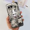 Чехол для телефона Google Pixel 9a 9 Pro Крутая Мультяшная Кошка Рисунок Мягкий Тонкий Прозрачный ТПУ Резина Силикон Задняя Крышка Для Google 9 9Pro