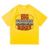Funny Big Kahuna Burger T Shirt Healthy Breakfast Retro Fashion Men/women Clothing Vintage Harajuku High Quality Cotton Tshirts