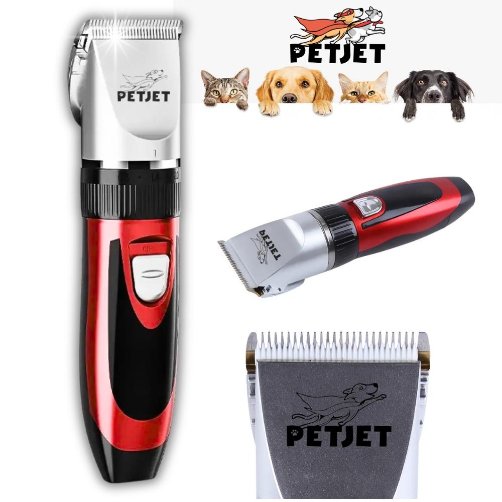 Dog and cat trimmer grooming set shaver with 4 PetJet attachments