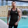 Gym Clothing Knitted Bodybuilding Stringer Tank Top Men Y Back Singlets Fitness T Shirt Muscle Sleeveless Vest Workout Tanktop