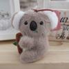 Delightful Koala Plush Keychain Fashionable Keyring Soft And Huggable Design