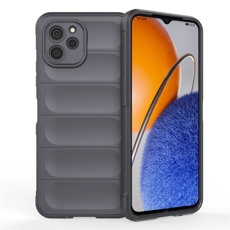 Чехол для Huawei Nova Y61 Y90 Y70 Plus 4g задняя крышка чехол противоударный бронированный телефон чехлы жидкий силикон анти-падение Funda Coque