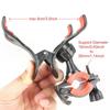 Handlebar Mount Cell Phone Holder Black Bike Phone Holder Microphone Stand  For Smart Phones Mic