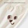 YUZHAOLIN Children's Sweatpants, Girls' Spring Knitted Long Pants, Kids' Pure Cotton Comfortable Casual Pants, Standing Ear Little Rabbit Desig