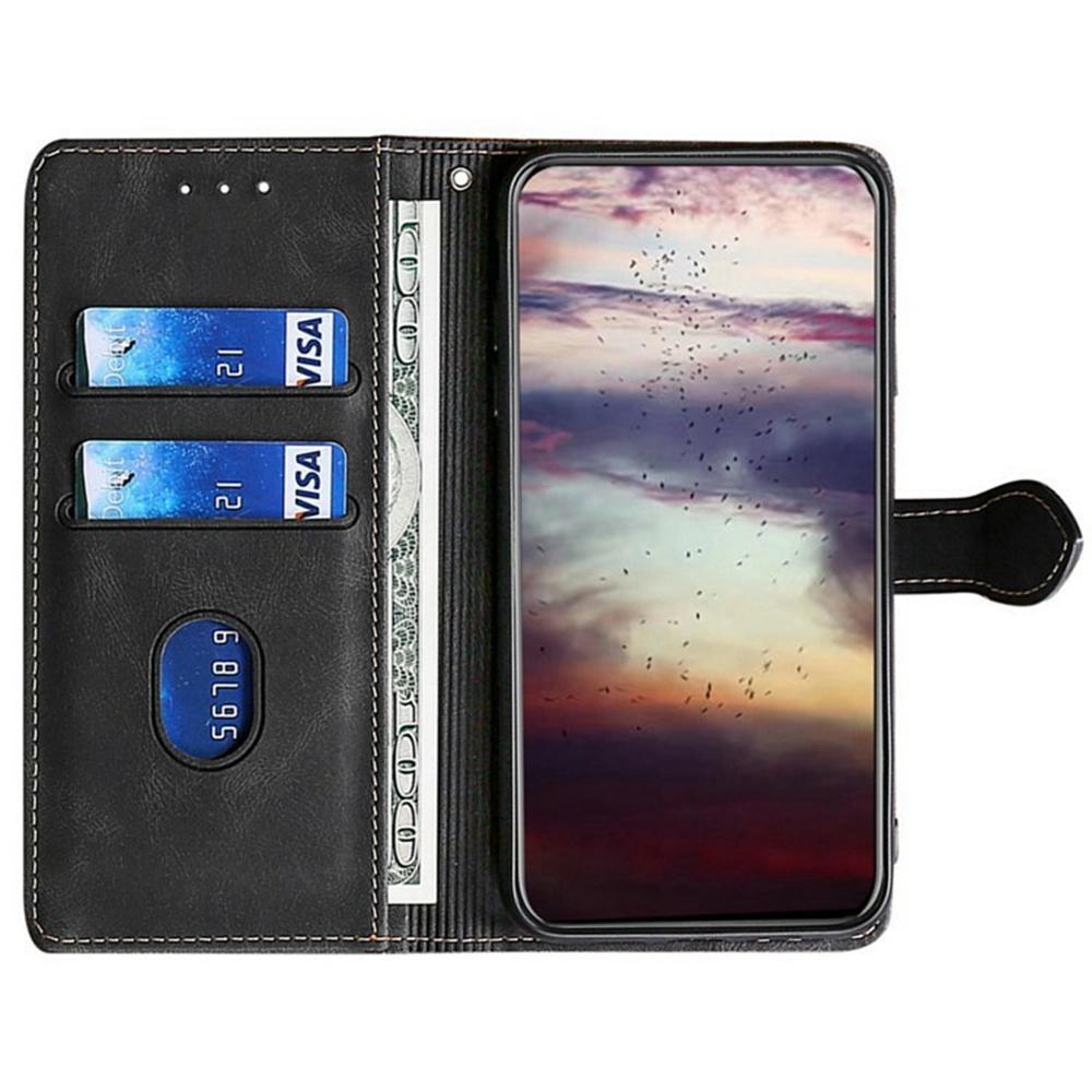 For Xiaomi 14T Case Leather Wallet Phone Cover with Straw Hat Magnetic Clasp