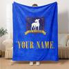 Name Custom A.F.C. Richmond Print Flannel Blanket High Quality Warm Comfortable Cover for All Seasons Perfect for Gifts Home Decor