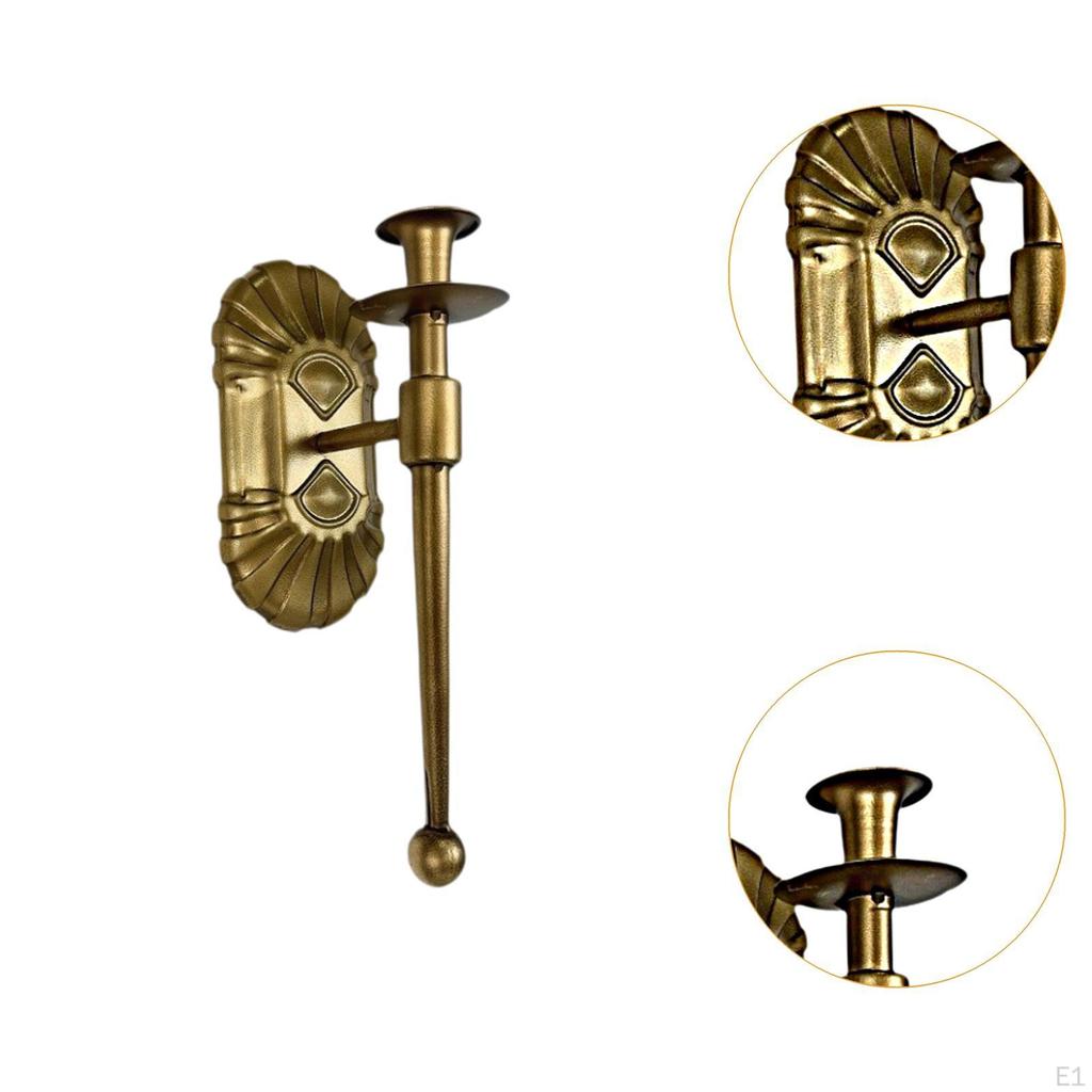 Подсвечник для настенного монтажа, конусная подставка для спальни и гостиной