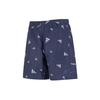 Allover Print Casual Woven Shorts Men Bottoms Blue HD0069
