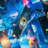 20 Fantasy Night Starry Sky Theme Anime Style Paper Bookmarks Merchandise Bookmarks