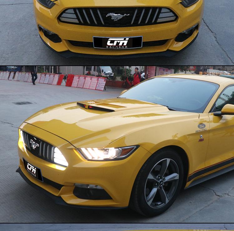 Декоративная панель капота с подсветкой для Ford Mustang Ranger Thunderbolt 2015-2017