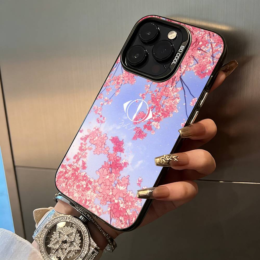 M-MUSIC -Y-YORUSHIKA'S ART Чехол для телефона iPhone 17,16,15,14,13,12,11 Plus Pro Max Цветной Серебристый Чехол для телефона