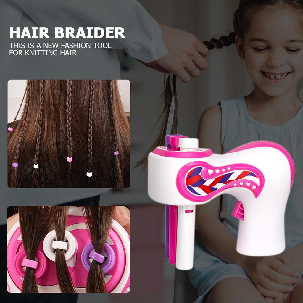 Hair Braid Machine Automatic Hair Braid Kits Weave Pigtails Machine Braiding Hairstyle Twist Machine For Girls Children DIY Toys