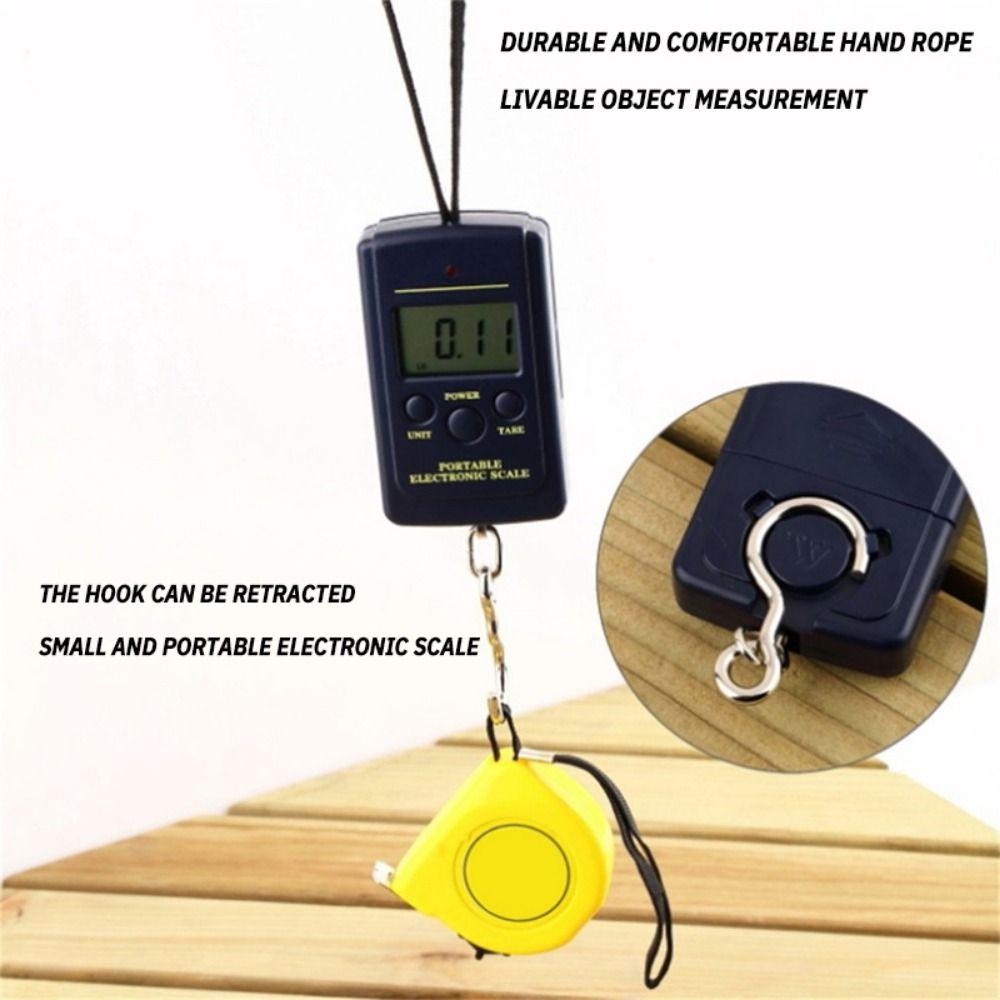 Цифровые электронные весы без подсветки с подвесным крюком, весы для багажа, рыбалка