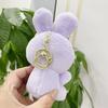 Charming Plush Bunny Keychain Delightful Rabbit Doll For Kids Ideal Gift