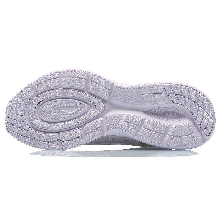 Li-Ning Нескользящие амортизирующие кроссовки с низким верхом женские кроссовки белые оранжевые ARHR140-3