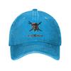 Vintage Pirates Of The Caribbean Skull And Swords Baseball Caps Men Women Distressed Cotton Headwear Movie Outdoor Gift Hats Cap
