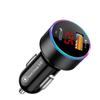 Многофункциональный цифровой дисплей QC3.0 один USB автомобильная зарядка быстрая зарядка + PD двойная быстрая зарядка мобильный телефон автомобильная зарядка автомобиль оптовая продажа