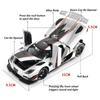 1/24 Koenigsegg One1, модель автомобиля из сплава, литая под давлением игрушка со звуковым светом, откатным моделированием, масштабная модель автомобиля, игрушка для мальчика, подарок на день рождения