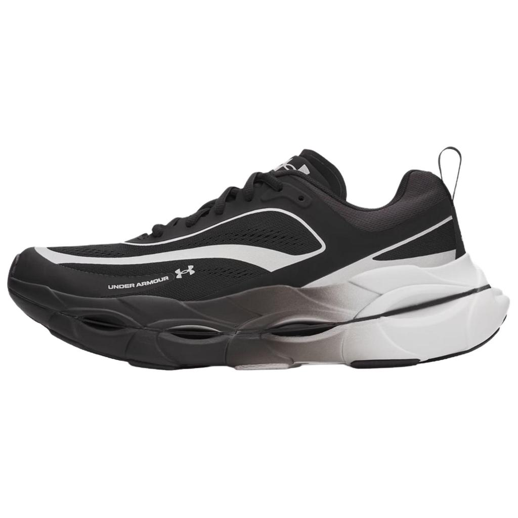 Under Armour Halo Racer Support Rebound Running Shoes Men's Black White 6007639-003
